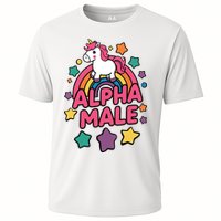 Alpha Male Unicorn Funny Embarrassing Joke Ironic Performance Shirt