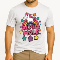 Alpha Male Unicorn Funny Embarrassing Joke Ironic Performance Shirt