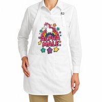 Alpha Male Unicorn Funny Embarrassing Joke Ironic Apron