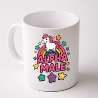 Alpha Male Unicorn Funny Embarrassing Joke Ironic Mug