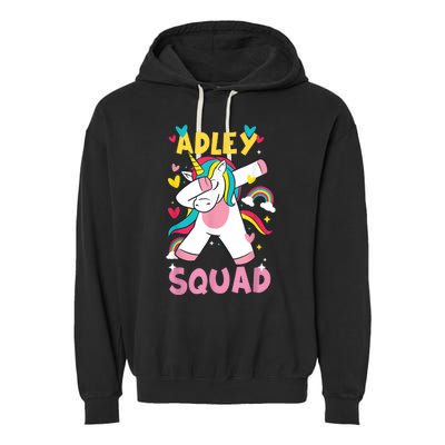 Adley Merch Unicorn Design Garment-Dyed Fleece Hoodie