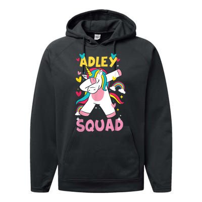 Adley Merch Unicorn Design Performance Fleece Hoodie