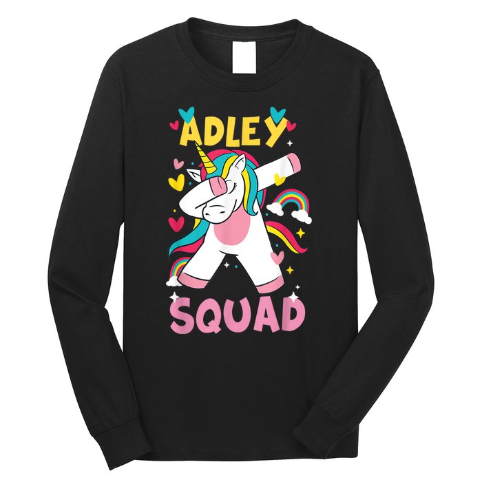 Adley Merch Unicorn Design Long Sleeve Shirt