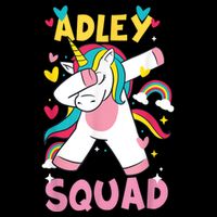 Adley Merch Unicorn Design Backpack