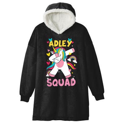 Adley Merch Unicorn Design Hooded Wearable Blanket
