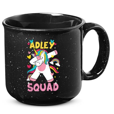 Adley Merch Unicorn Design 15oz Campfire Ceramic Mug