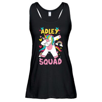Adley Merch Unicorn Design Ladies Essential Flowy Tank