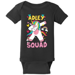 Adley Merch Unicorn Design Baby Bodysuit