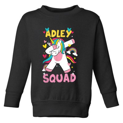 Adley Merch Unicorn Design Toddler Sweatshirt
