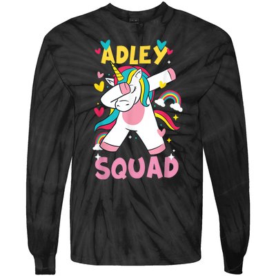 Adley Merch Unicorn Design Tie-Dye Long Sleeve Shirt