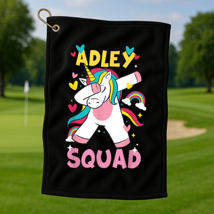 Adley Merch Unicorn Design Golf Towel
