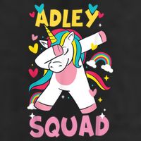 Adley Merch Unicorn Design Golf Towel