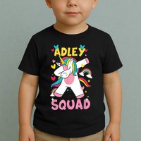 Adley Merch Unicorn Design Toddler T-Shirt