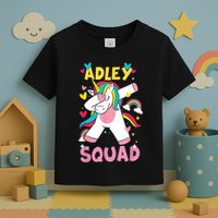 Adley Merch Unicorn Design Toddler T-Shirt