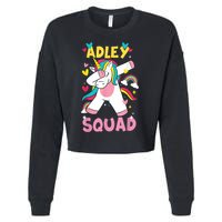 Adley Merch Unicorn Design Cropped Pullover Crew