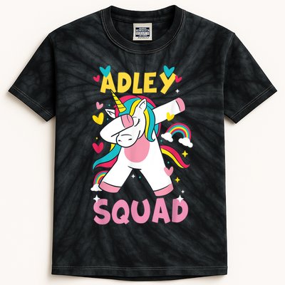 Adley Merch Unicorn Design Kids Tie-Dye T-Shirt