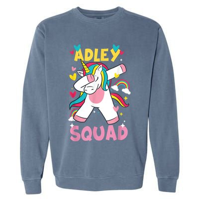 Adley Merch Unicorn Design Garment-Dyed Sweatshirt