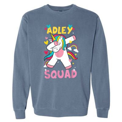 Adley Merch Unicorn Design Garment-Dyed Sweatshirt