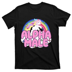 Alpha Male Unicorn Rainbow T-Shirt