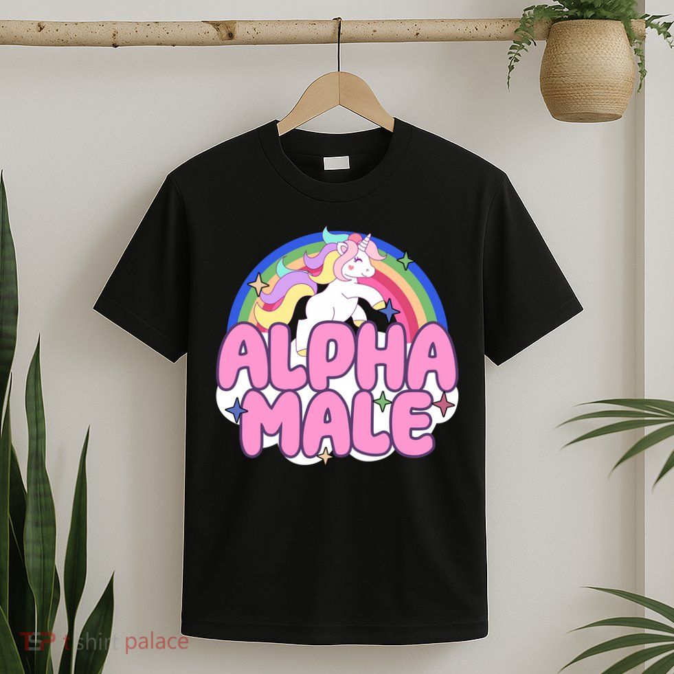 Alpha Male Unicorn Rainbow T-Shirt