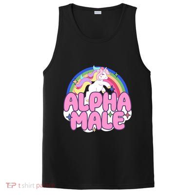 Alpha Male Unicorn Rainbow PosiCharge Competitor Tank