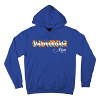 Autism Mom Unbreakable Autism Mama Bear Autism Awareness Gift Hoodie