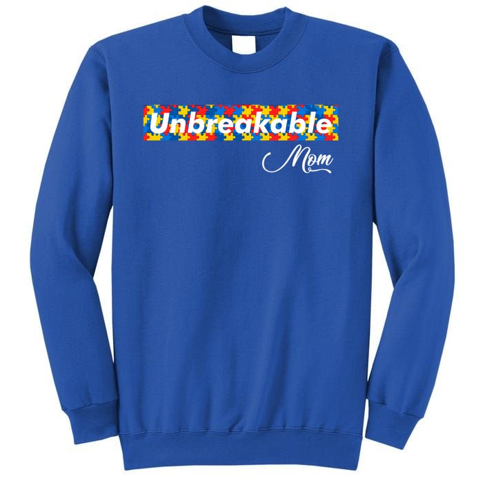 Autism Mom Unbreakable Autism Mama Bear Autism Awareness Gift Sweatshirt