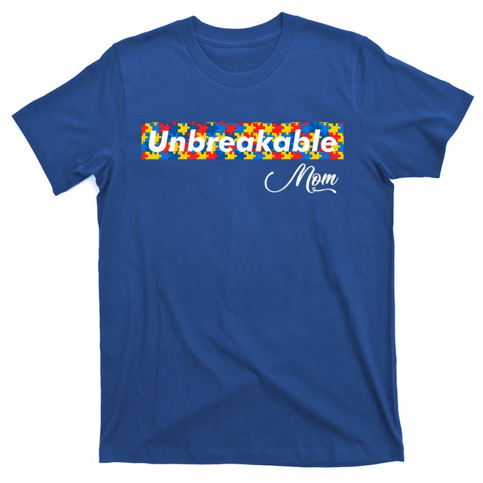 Autism Mom Unbreakable Autism Mama Bear Autism Awareness Gift T-Shirt