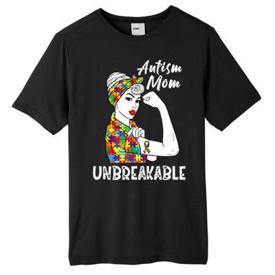 Autism Mom Unbreakable Awareness Autistic Mother Mama Women Tall Fusion ChromaSoft Performance T-Shirt