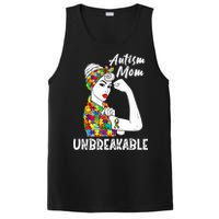 Autism Mom Unbreakable Awareness Autistic Mother Mama Women PosiCharge Competitor Tank