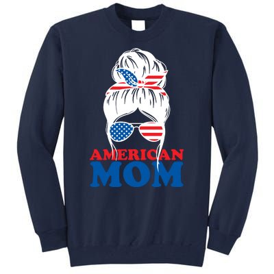 American Mom Usa Hair Bun Tall Sweatshirt