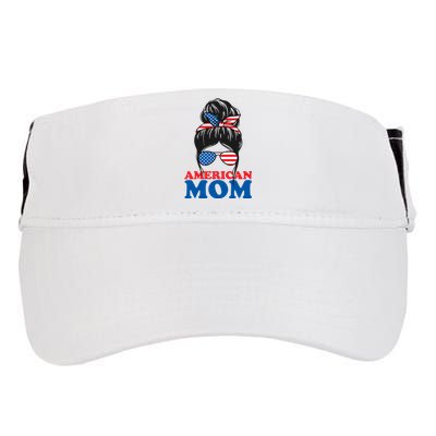 American Mom Usa Hair Bun Adult Drive Performance Visor