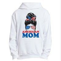 American Mom Usa Hair Bun Urban Pullover Hoodie