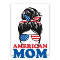 American Mom Usa Hair Bun Poster