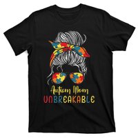 Autism Mom Unbreakable Autism Awareness Support T-Shirt