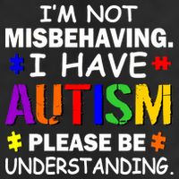 I'm Not Misbehaving I Have Autism Garment-Dyed Fleece Hoodie