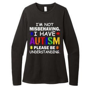 I'm Not Misbehaving I Have Autism Womens CVC Long Sleeve Shirt