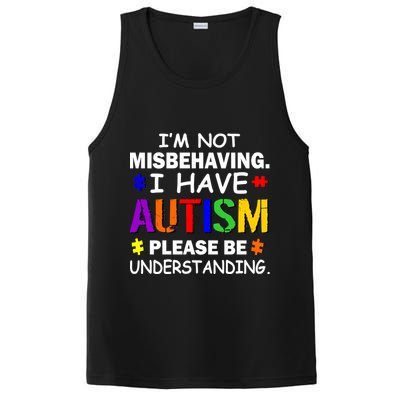 I'm Not Misbehaving I Have Autism PosiCharge Competitor Tank