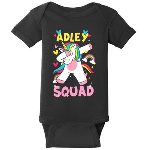 Adley Merch Unicorn Design Baby Bodysuit