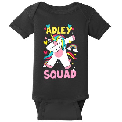 Adley Merch Unicorn Design Baby Bodysuit