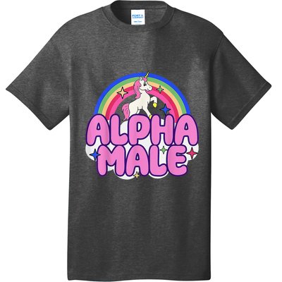 Alpha Male Unicorn Funny Sarcastic Ironic Weird Humor T-Shirt