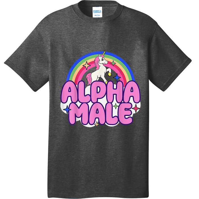 Alpha Male Unicorn Funny Sarcastic Ironic Weird Humor T-Shirt