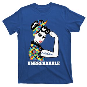 Autism Mom Unbreakable Autism Awareness Funny Gift T-Shirt