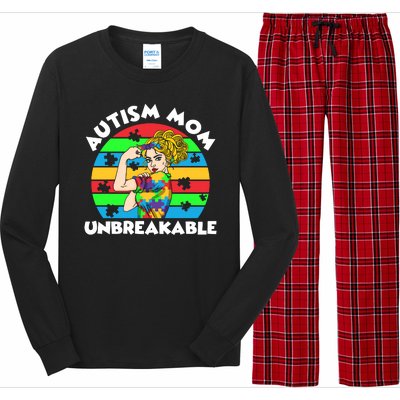 Autism Mom Unbreakable Long Sleeve Pajama Set