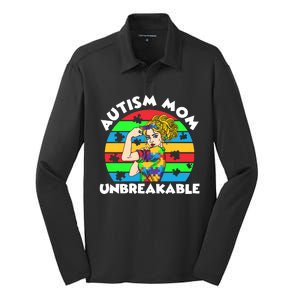 Autism Mom Unbreakable Silk Touch Performance Long Sleeve Polo