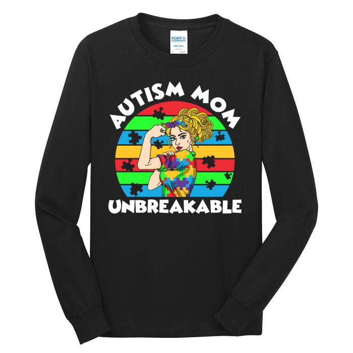 Autism Mom Unbreakable Tall Long Sleeve T-Shirt