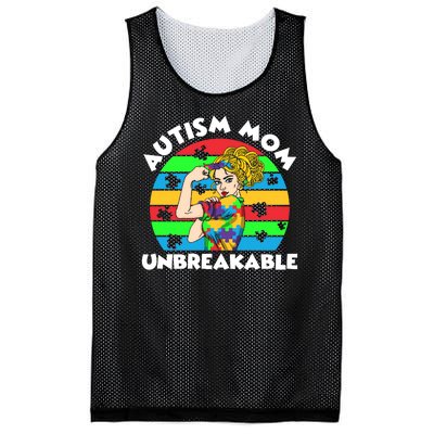 Autism Mom Unbreakable Mesh Reversible Basketball Jersey Tank