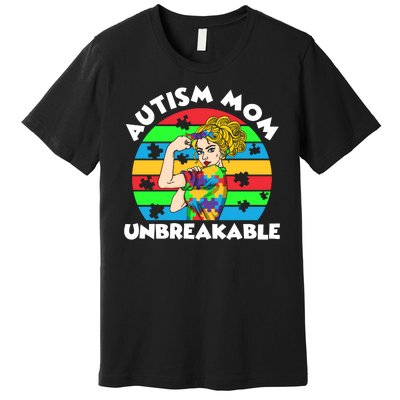 Autism Mom Unbreakable Premium T-Shirt