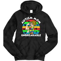 Autism Mom Unbreakable Tie Dye Hoodie