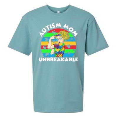 Autism Mom Unbreakable Sueded Cloud Jersey T-Shirt